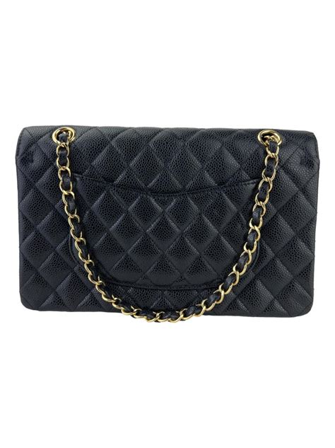 Bolsa Tiracolo Chanel Double Flap Preta Original Zlv Etiqueta Nica