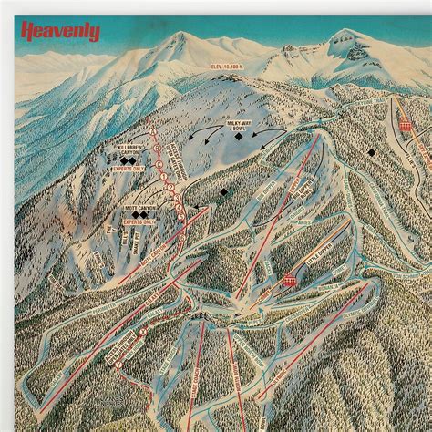 Heavenly Resort Map 1992