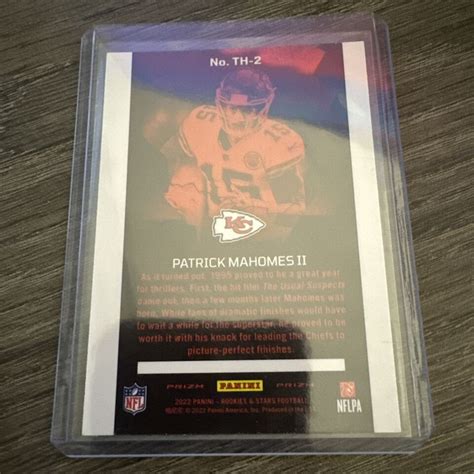 2022 Panini Rookies Stars Thrillers Silver Prizm TH 2 Patrick