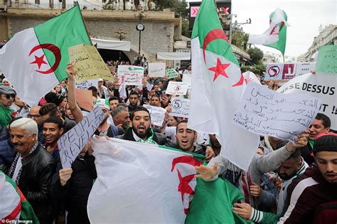 Tens Of Thousands Take To The Streets In Algeria To Protest Ailing