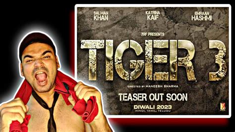 Tiger Official Teaser Tiger Teaser Announcement Youtube