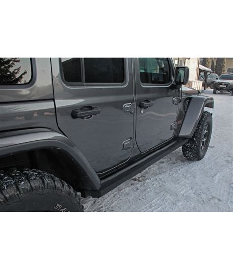 Marche Pied Jeep Wrangler Jl 4 Portes 2018 Aujourd Hui Acier Protection