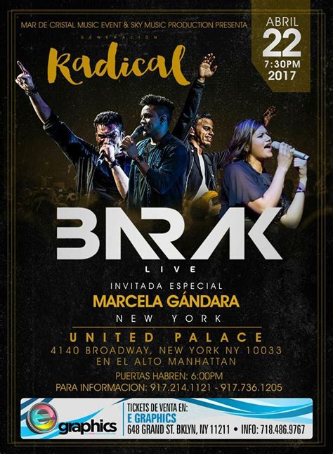 Grupo Barak Radical Live En Broadway Nueva York 22 De Abril 2017