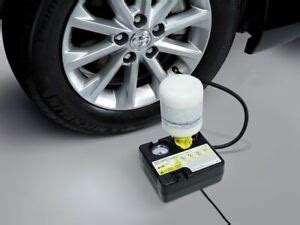 Genuine Toyota Emergency Tire Repair Kit With Air Pump For Large Size