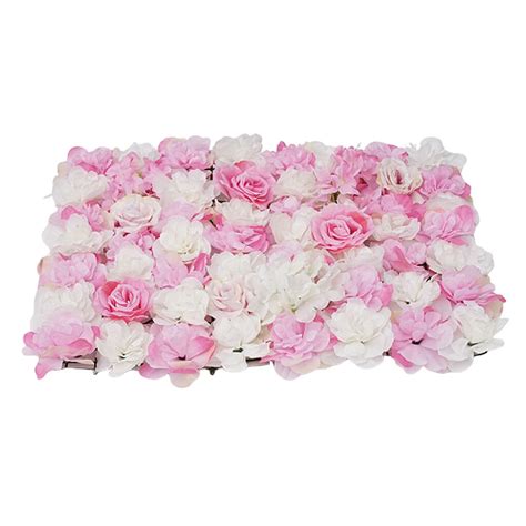 Artificial Beautiful Flower Wall Panel Wedding Bac Grandado