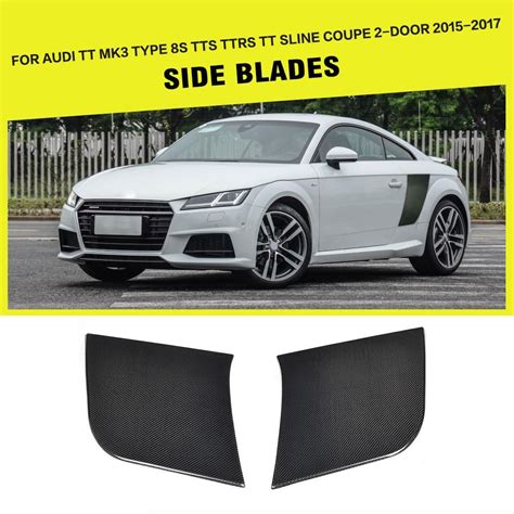 Carbon Fiber Side Blades For Audi Tt Mk Type S Tts Ttrs Tt Sline