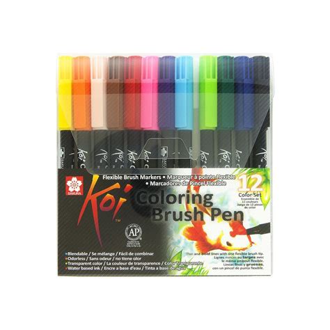 Sakura Koi Colouring Brush Pen Colour Set Thef Llstop