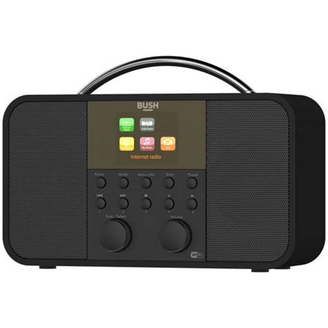 Bush Internet DAB Radio Black DAB Digital Radios Home Audio