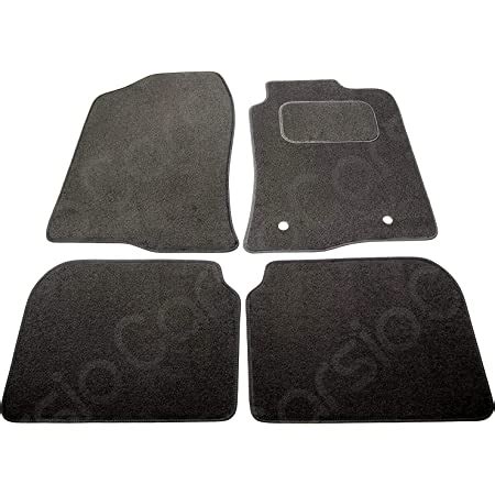 FSW Tailored Car Mats Carpets Avensis 2003 2009 Black Carpet