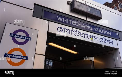 Whitechapel station elizabeth line hi-res stock photography and images - Alamy