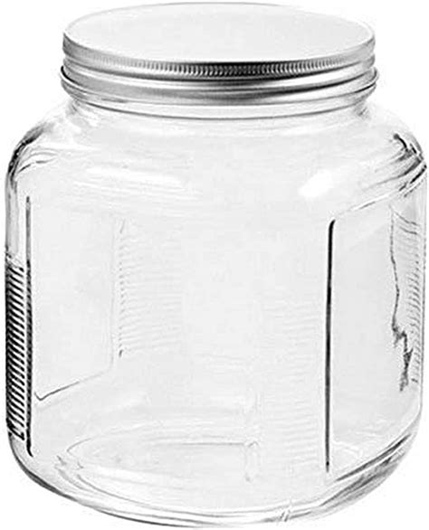 Anchor Hocking 85787r 2 Quart Clear Glass Cracker Jar Pack Of 4 Uk Home And Kitchen