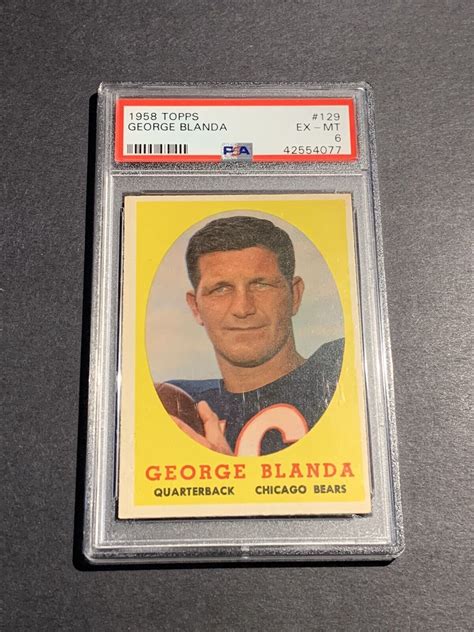 Topps George Blanda For Sale Online Ebay