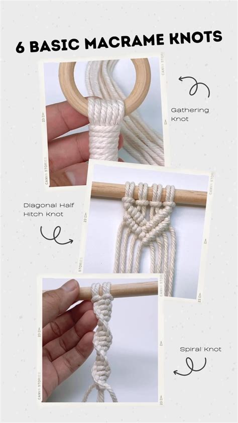 Basic Macrame Knots Guide For Beginners Artofit