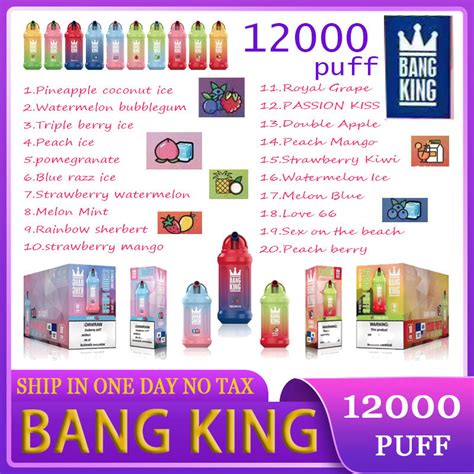 Original Bang King Puff Disposable Vapes Pen Puff E