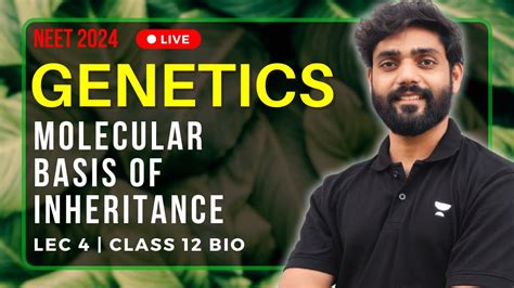 Genetics Molecular Basis Of Inheritance L4 Class 12 Neet Biology Rohit Mishra Sir Youtube