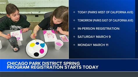 Chicago Park District spring program online registration begins Monday ...