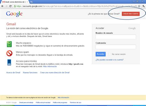 COMO SE HACE EN LA PC COMO SE CREA UN CORREO ELECTRÓNICO EN GMAIL