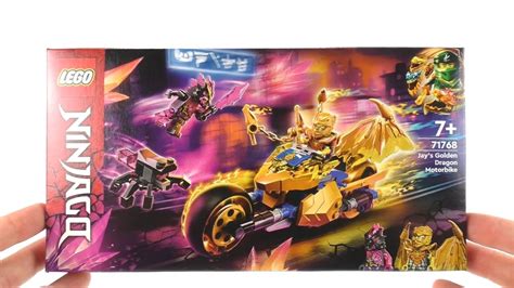 Lego Ninjago Crystalized Set Golddrachen Motorrad Sommer Set