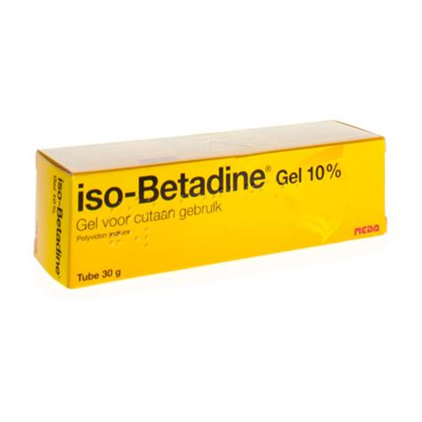 ISO BETADINE GEL TUBE 30 G Apotheek Kestens