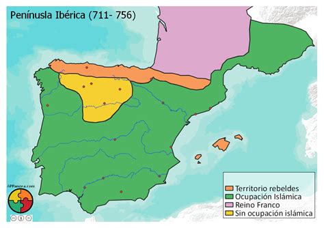 Mapas de Historia de España Edad Media Reconquista APPangea