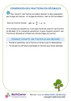 Fractions En D Cimales Eme Pages D Apprentissage Activit S Math Matiques