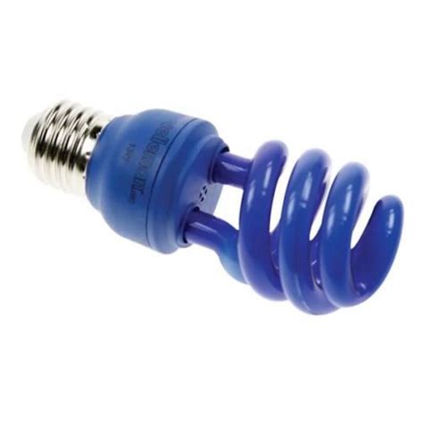 LAMPE AMPOULE FLUOCOMPACTE SPIRALE CULOT E27 BLEUE 220V Cdiscount Maison