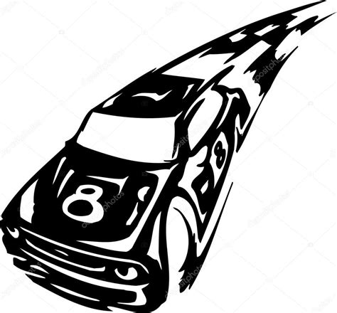 Race car - vector illustration — Stock Vector © Digital-Clipart #11303122