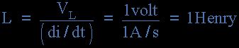 Inductance Equation