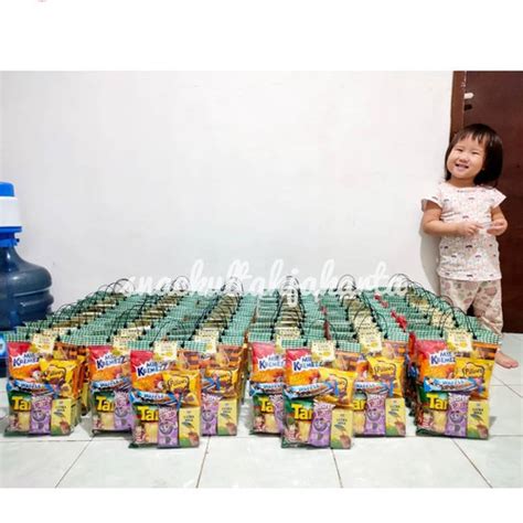 Jual Goodie Bag Ulang Tahun Anak Snack Chiki Ultah Hampers Kekinian