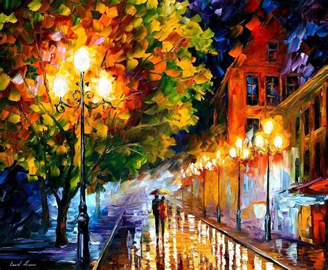 Romantic Night Painting by Leonid Afremov