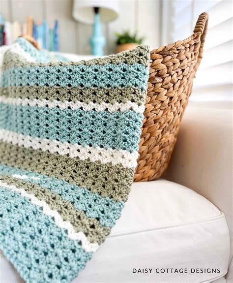 Easy Lap Blanket Crochet Pattern Great For Beginners