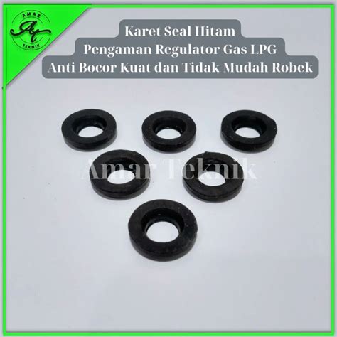 Jual Karet Seal Hitam Pengaman Regulator Gas LPG Anti Bocor Kuat Dan