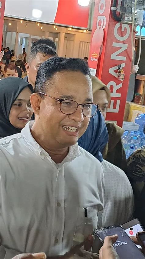 Anies Baswedan Sindir Kubu Sebelah Di Sana Punya Bansos Kita Punya