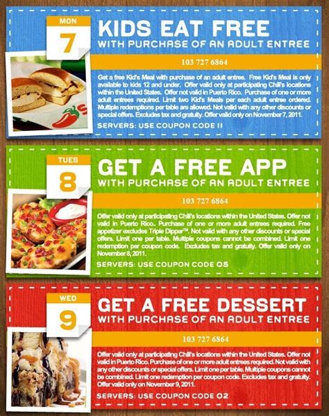 Chili's Multiple Coupons For Freebies This Week - al.com