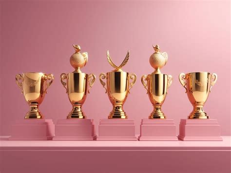 Premium AI Image | Winner background rendering