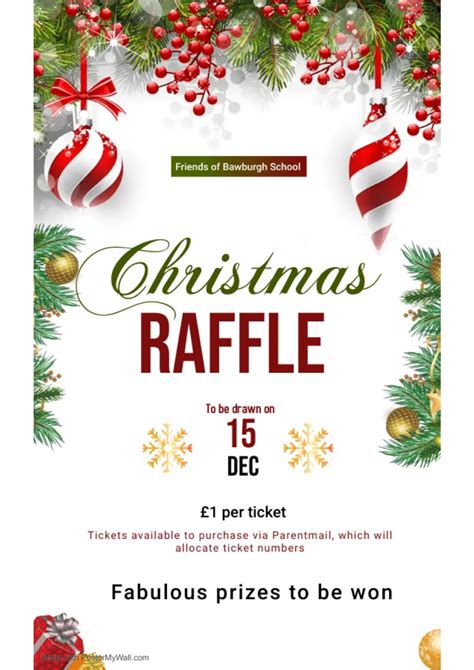 Christmas Raffle 2022 The Bawburgh School