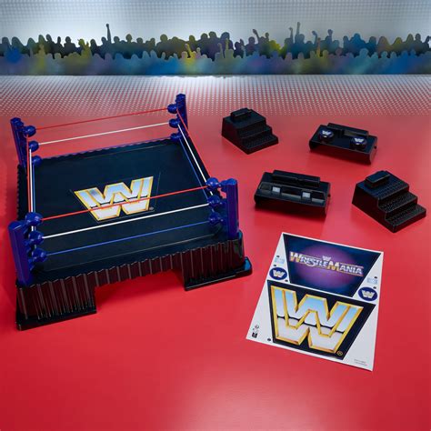 Wwe Retro Wrestlemania Ring For Retro Action Figures Mattel Creations