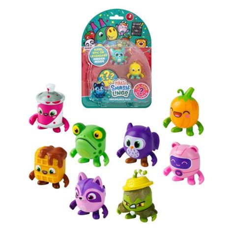 PACK 3 FIGURAS PIÑATA SMASHLINGS DE 4 CMS Jugueterías Ansaldo