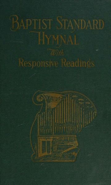 The Baptist Standard Hymnal With Responsive Readings Mrs A M Townsend Free Download