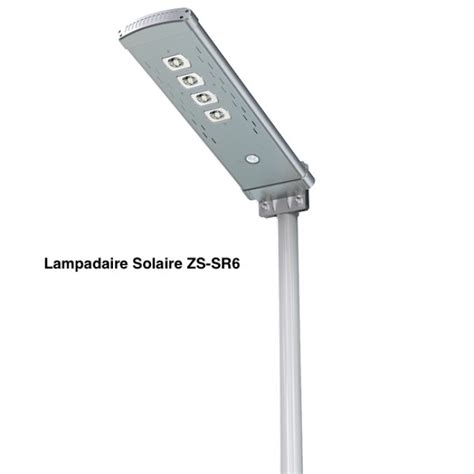 Lampadaire Solaire Puissant T L Commande Lumens Led Zs Sr