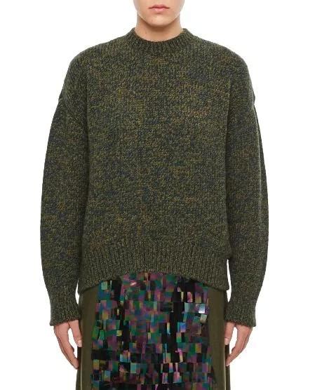 Loewe Trompe L Oeil Sweater Green