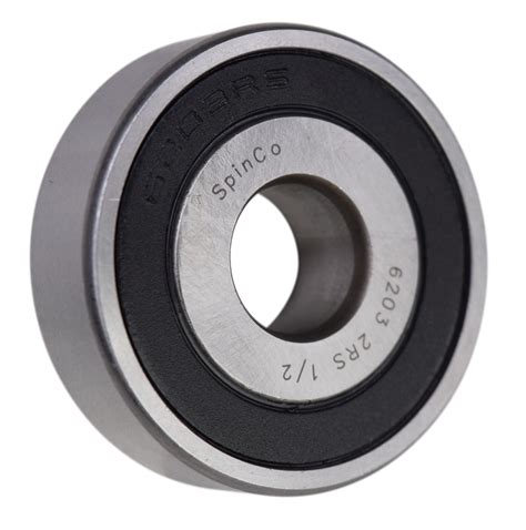 6203-2RS-1/2 Radial Ball Bearing 1/2" Bore - theBigBearingStore.com