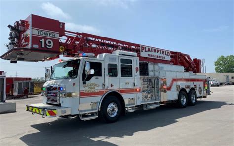 Plainfield Fire Protection District Puts New Tower Ladder into Service ...