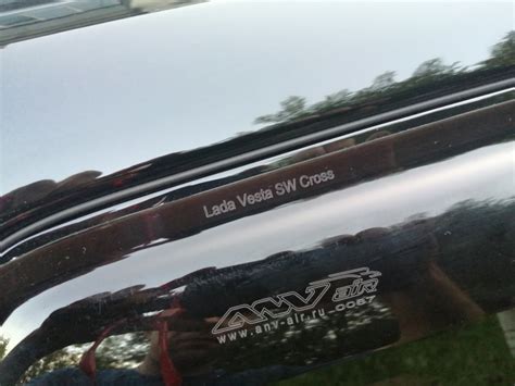 Ветровики от Lada Vesta SW Cross. — Lada Vesta SW, 1,6 л, 2021 года ...