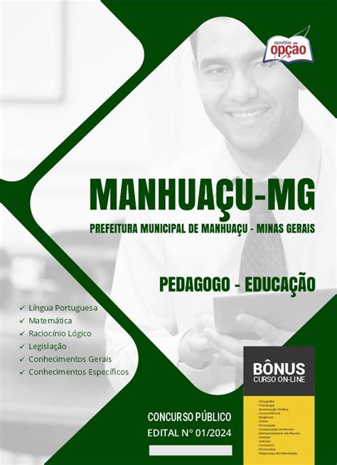 Apostila Prefeitura De Manhua U Mg Pedagogo Educa O