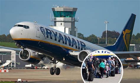 ryanair flight forced  emergency land  losing wheel