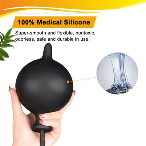 Inflatable Butt Plug Anal Toy Banana Cleaner