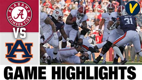 #3 Alabama vs Auburn | College Football Highlights - YouTube