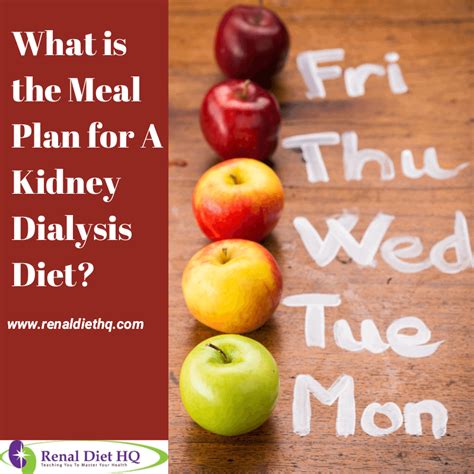 A Kidney Dialysis Diet Needs A Plan