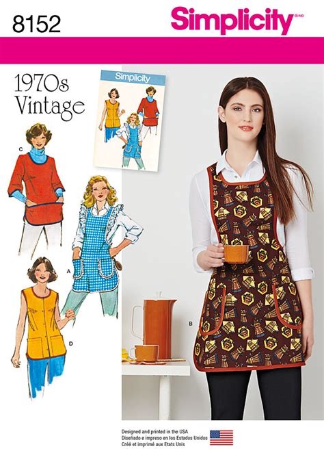 Simplicity Simplicity Pattern Misses Vintage S Aprons